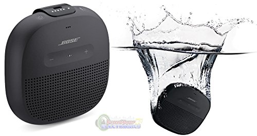 Bose SoundLink Micro Bluetooth Speaker - Portable Waterproof Wireless Speaker with Built-in Mic, Rich Bass, IP67 Rating - Perfect for Outdoor Adventures, Beach, Pool & Travel (Black)