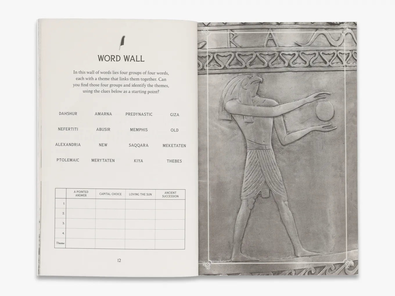 The Sphinx Riddle Puzzle - Ancient Egyptian Mythology Brain Teaser for Adults & Kids - Perfect for Game Nights, Classroom Activities & Gift Giving