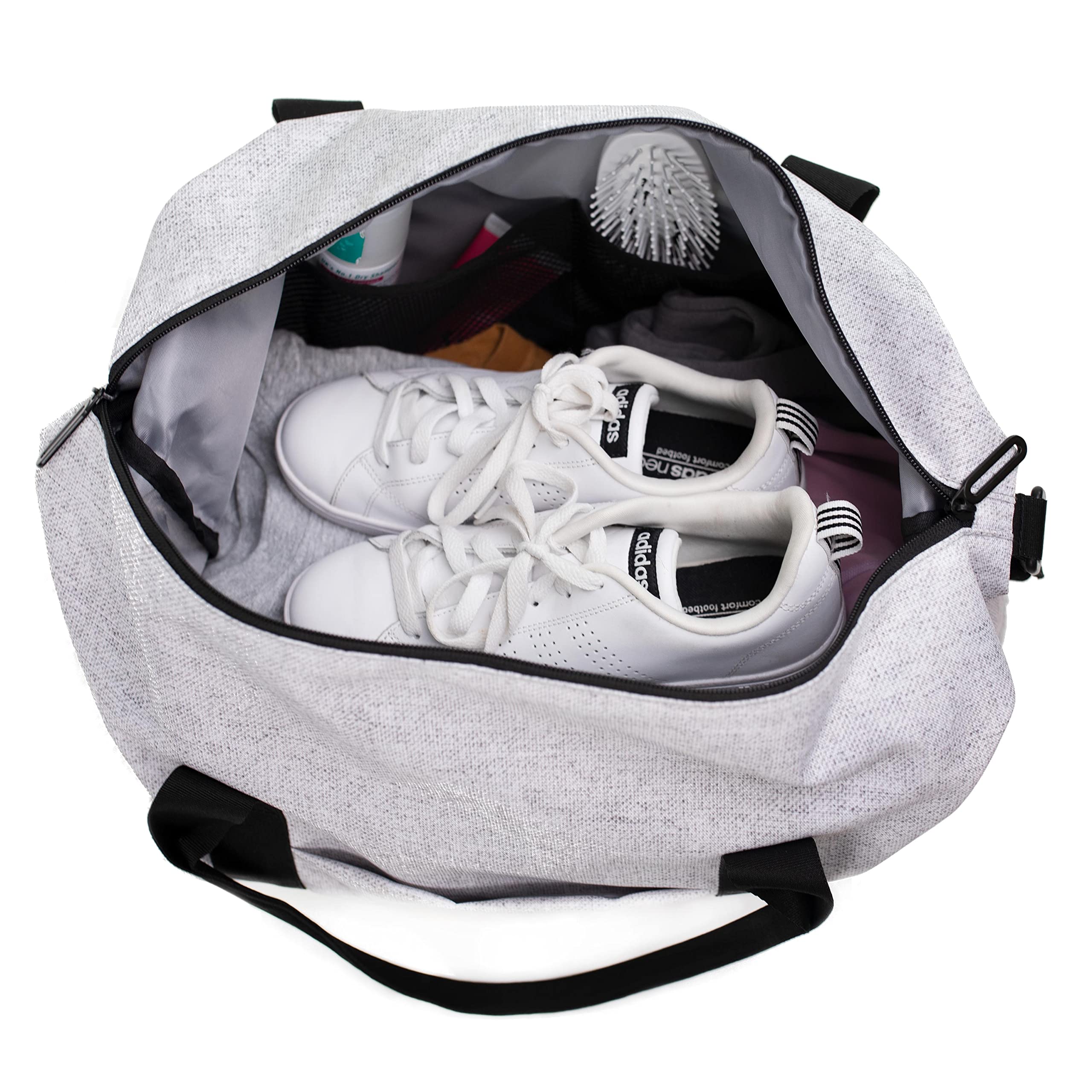 Jadyn Lola Travel Duffle Bag - Stylish Weekender Overnight Bag for Women & Men, Spacious Gym Tote with Multiple Pockets - Perfect for Weekend Getaways, Gym Workouts & Business Trips
