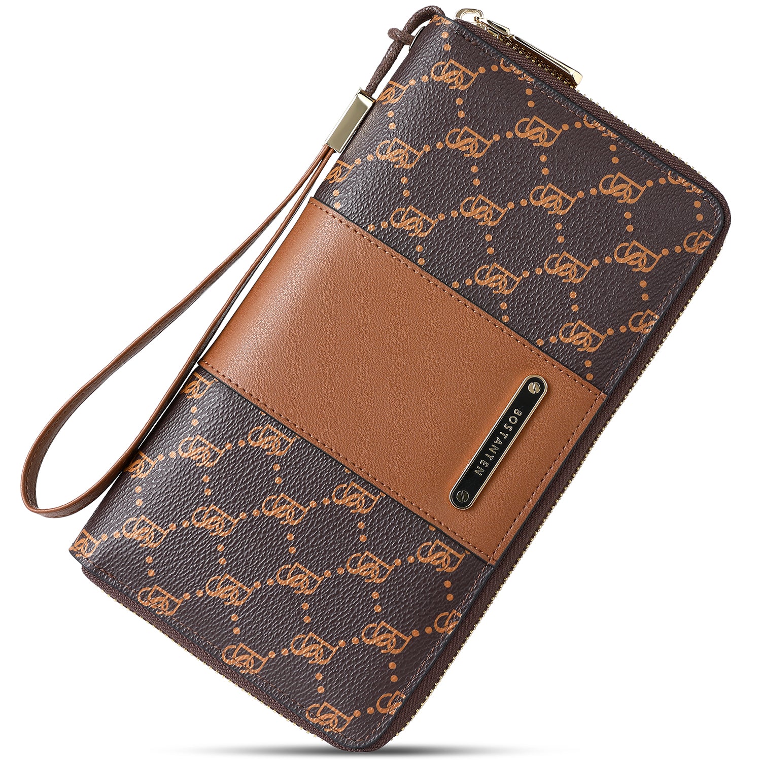 Savill Clutch Wristlet Wallet for Women - Elegant Pattern Design, RFID Blocking, Small Crossbody Purse - Perfect for Parties, Weddings & Evening Events