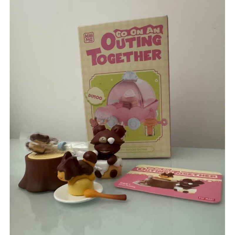 DIMOO Outing Together Series Sweet Pudding Blind Box Figure - Cute Collectible Toy for Anime Fans, Perfect for Display, Gifts, and Home Decor