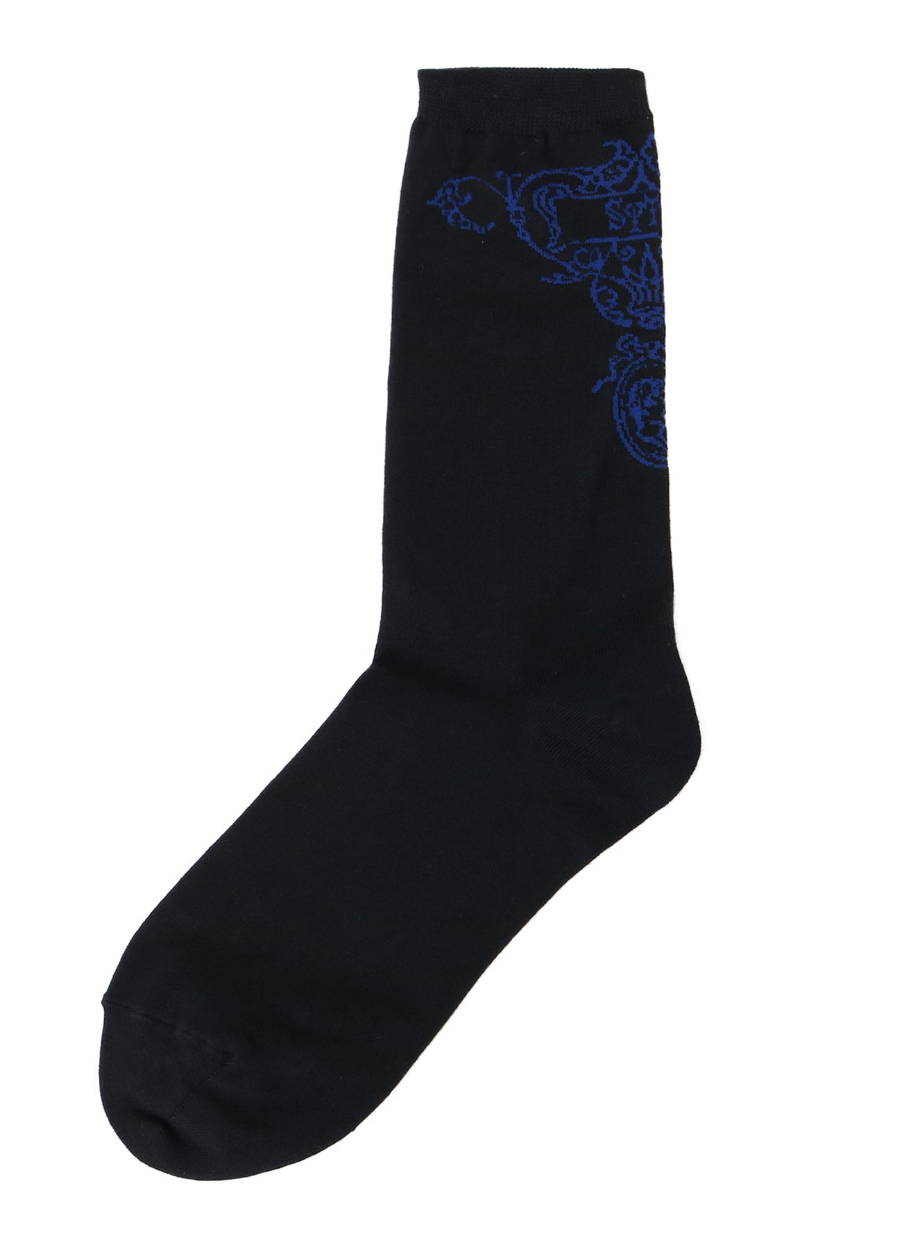 Baroque Pattern Cotton Plain Stitch Socks - Comfortable & Stylish for Casual Wear, Office & Special Occasions