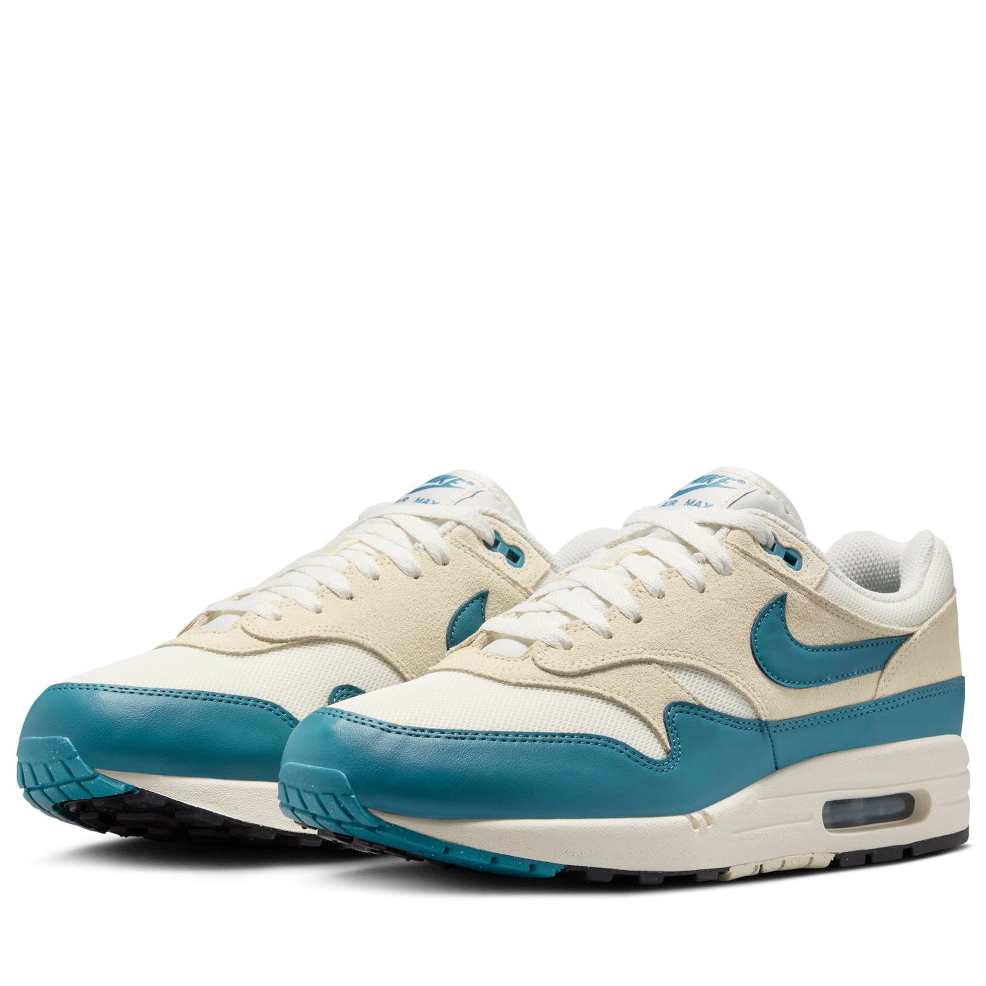 Nike Air Max 1 Essential Running Shoes - Soft Pearl/Smokey Blue - Lightweight Cushioned Sneakers for Men & Women | Perfect for Jogging, Gym Workouts & Casual Wear
