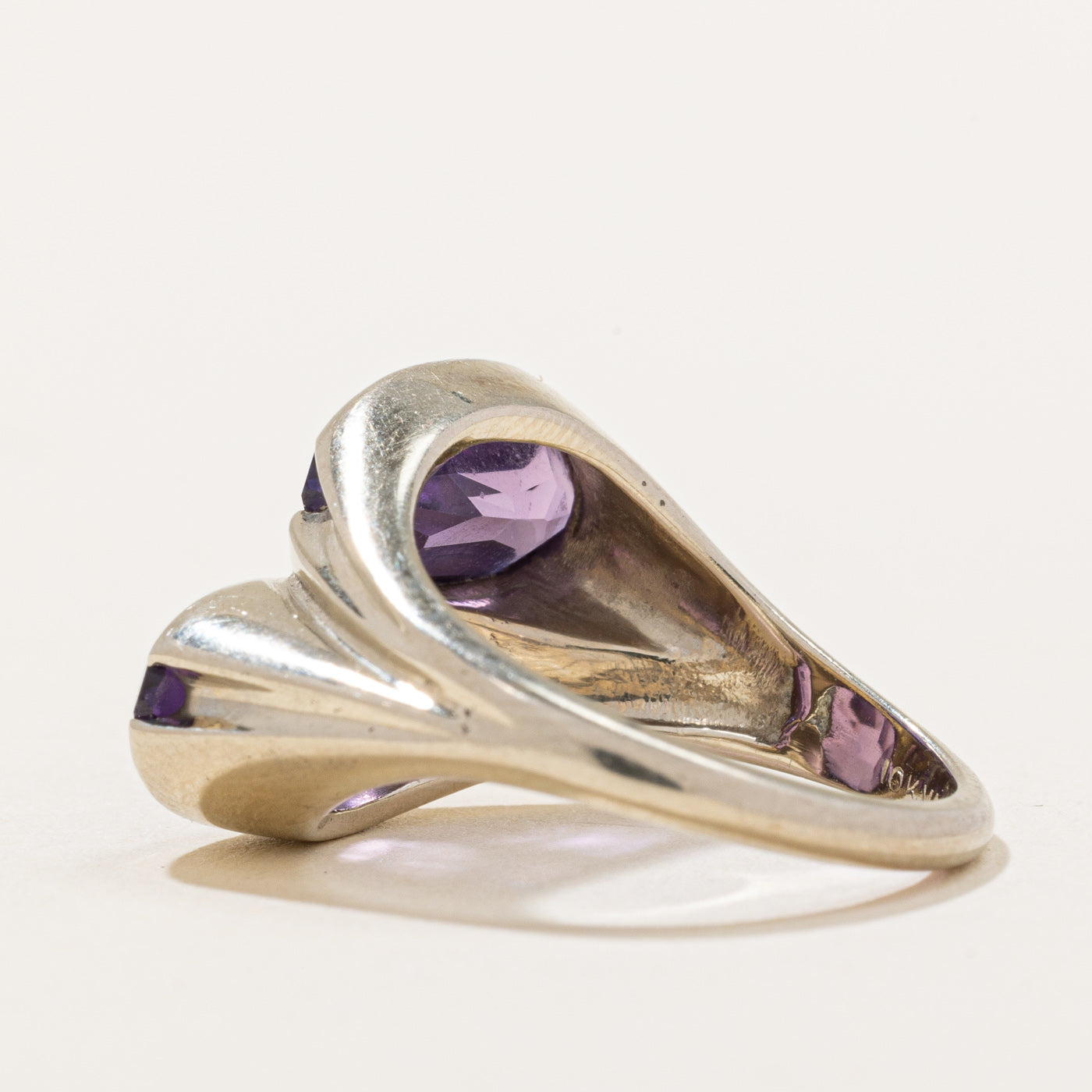 Luxury Synthetic Purple Sapphire Cocktail Ring - 4.20ctw Elegant Statement Jewelry - Size 5.75 - Perfect for Evening Parties, Weddings & Special Occasions