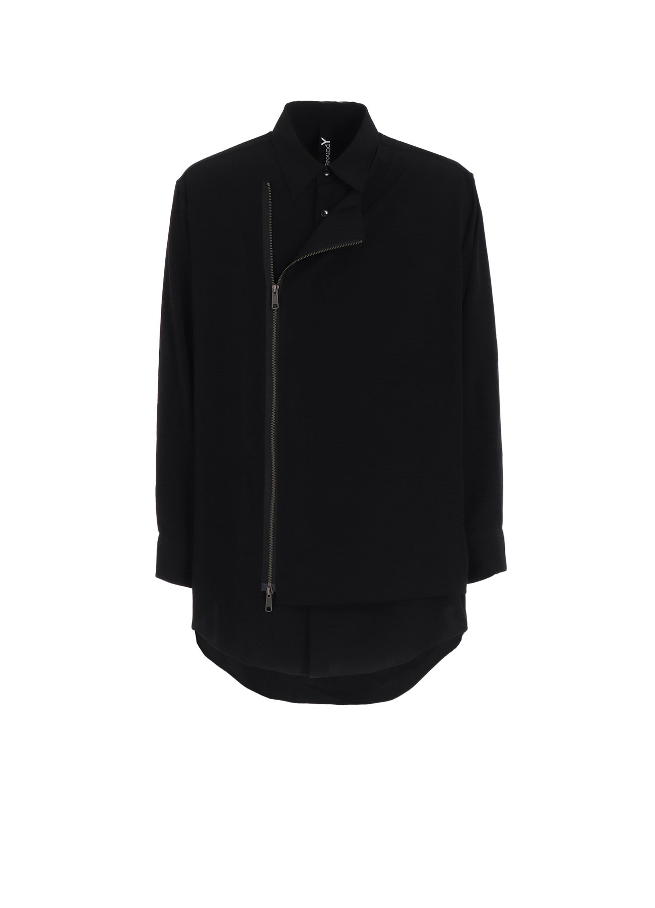 Elegant Crepe de Chine Left Overlapping Shirt for Women - Soft & Flowy Blouse for Office Wear, Casual Outfits & Special Occasions