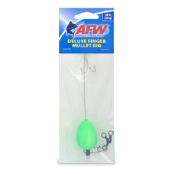 Premium American Fishing Wire Deluxe Finger Mullet Rig - Saltwater Fishing Leader for Inshore & Offshore Anglers - Perfect for Catching Redfish, Trout, and Snook