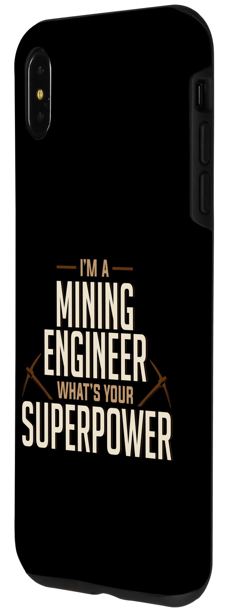 iPhone XS Max Case for Mining Engineers - Durable Protective Phone Cover with Superpower Engineering Design | Perfect for Field Work & Outdoor Adventures