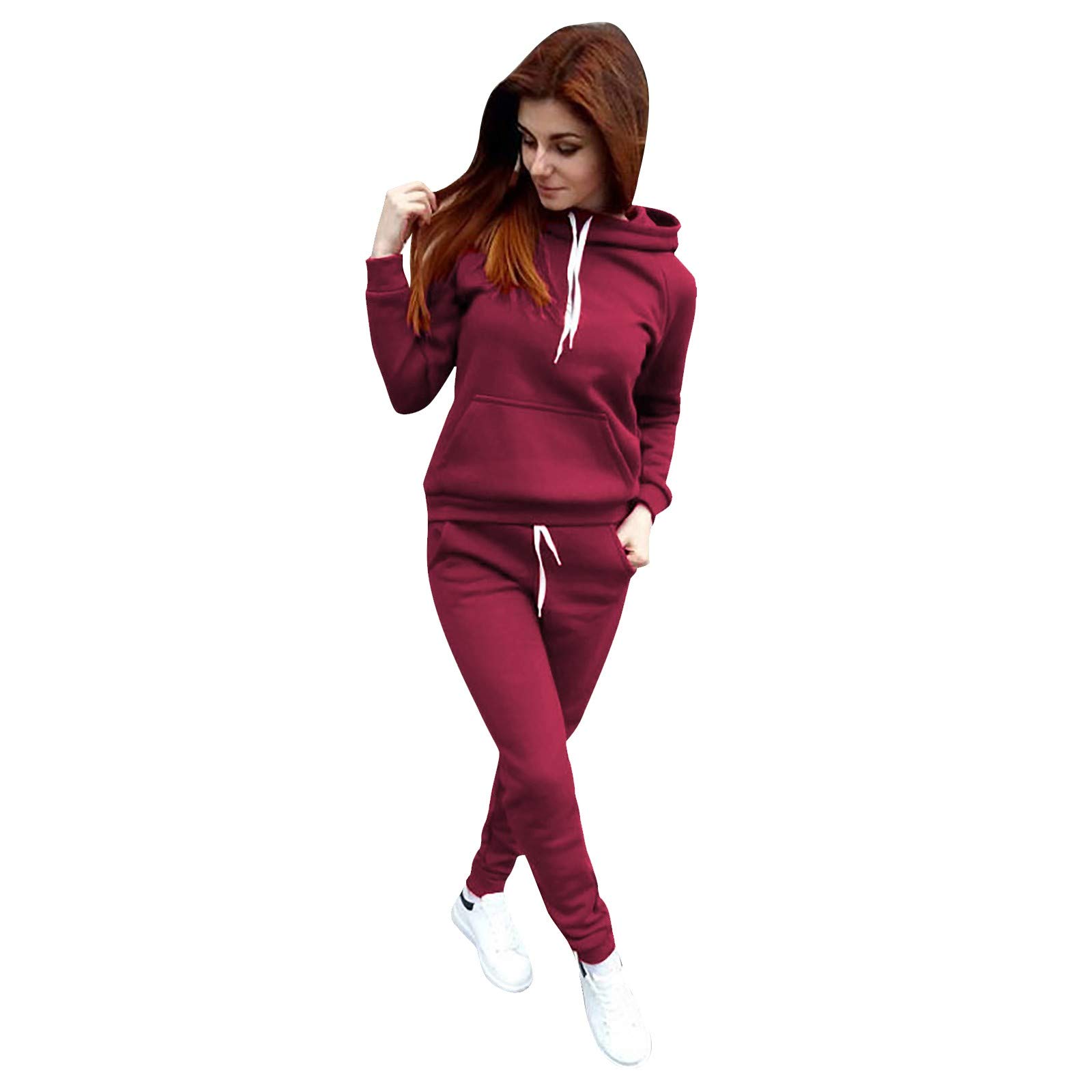 Women's Sport Zipper Tracksuit Set - Black Solid Color Lounge Wear (Top+Pants) for Yoga, Gym, Running & Casual Outings