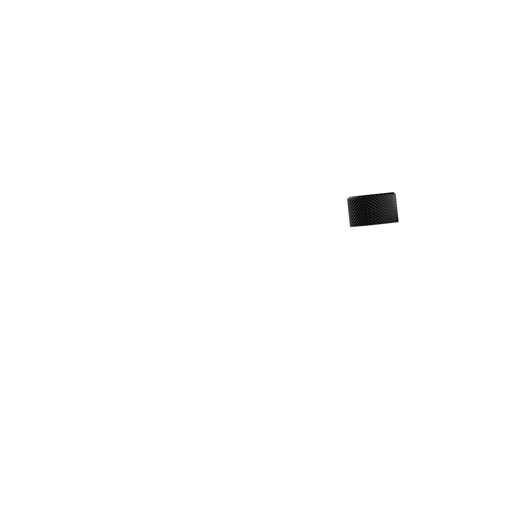 GMMK Rotary Knob - Premium Jet Black Mechanical Keyboard Knob for Gaming & Typing - Perfect for PC, Mac, and Custom Keyboard Builds