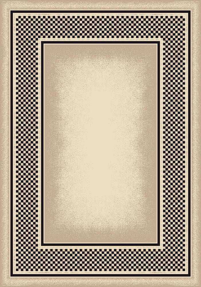 Stylish Gingham Opal Onyx Rug 2'1