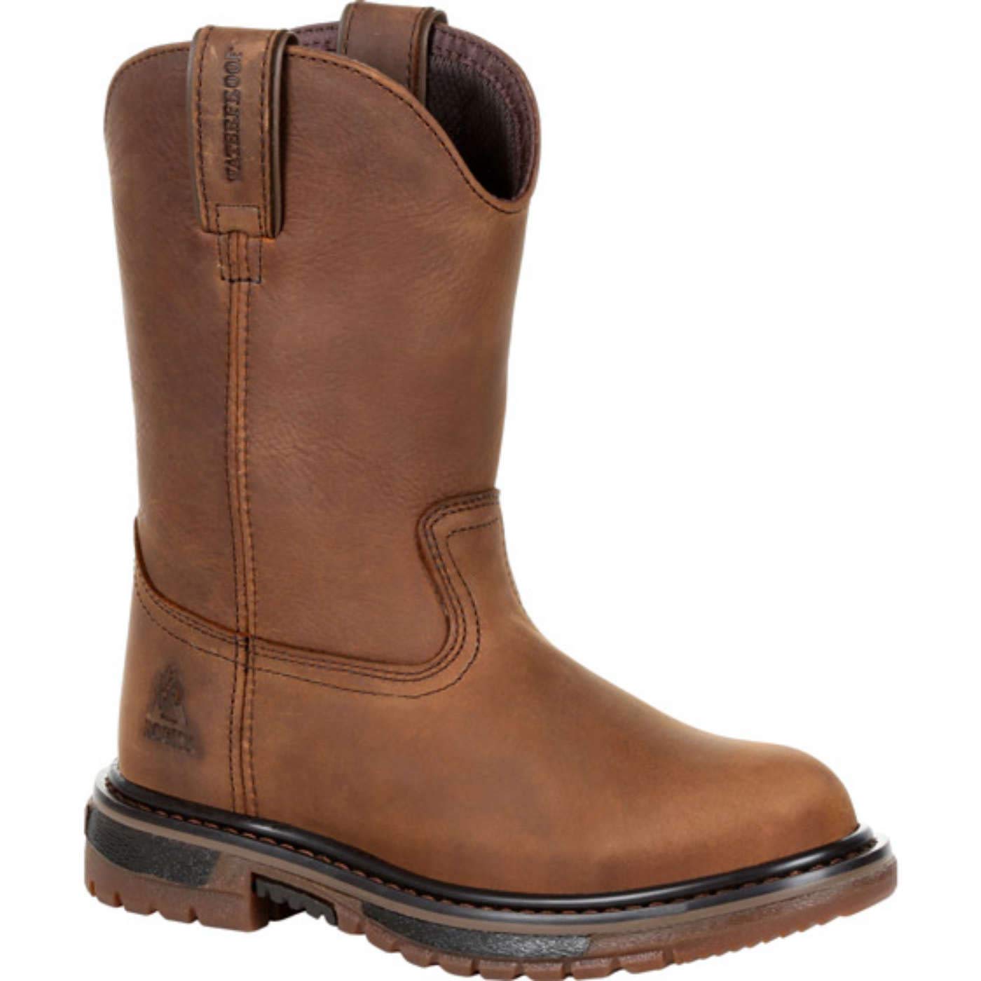 ROCKY Kid's Original Ride FLX Western Boot - Durable & Comfortable Cowboy Boots for Boys & Girls - Perfect for Riding, Hiking & Outdoor Adventures