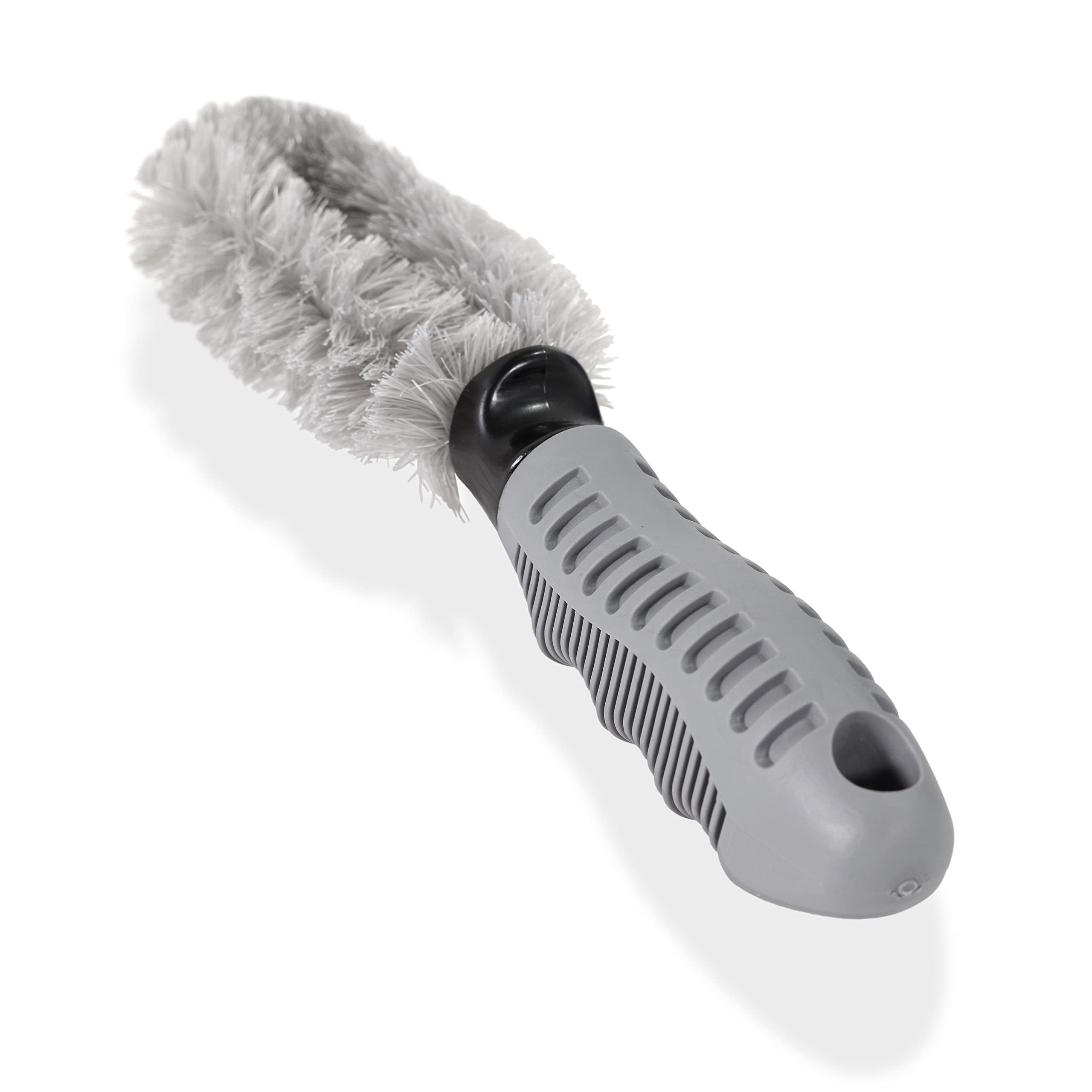 Premium Chenille Microfiber Wash Mitt - Ultra Soft & Absorbent Scratch-Free Car Wash Glove with Wheel Brush - Perfect for Hand Washing Cars, Trucks & Motorcycles