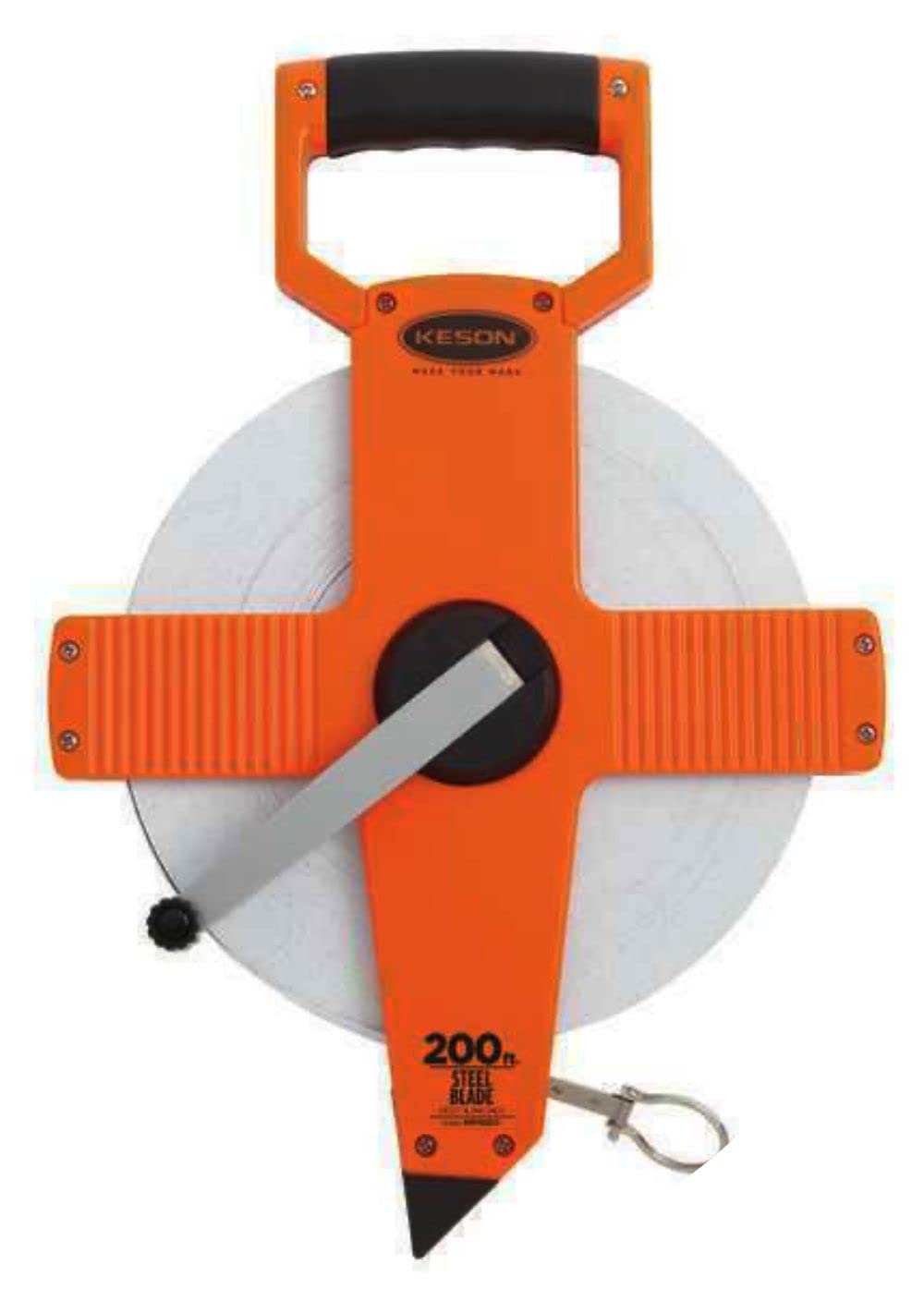Genuine Nr18-200 200 Ft Tape Measure with 3/8 in Blade - Premium Lawnmower Parts & Repair Accessories for Outdoor Equipment Maintenance