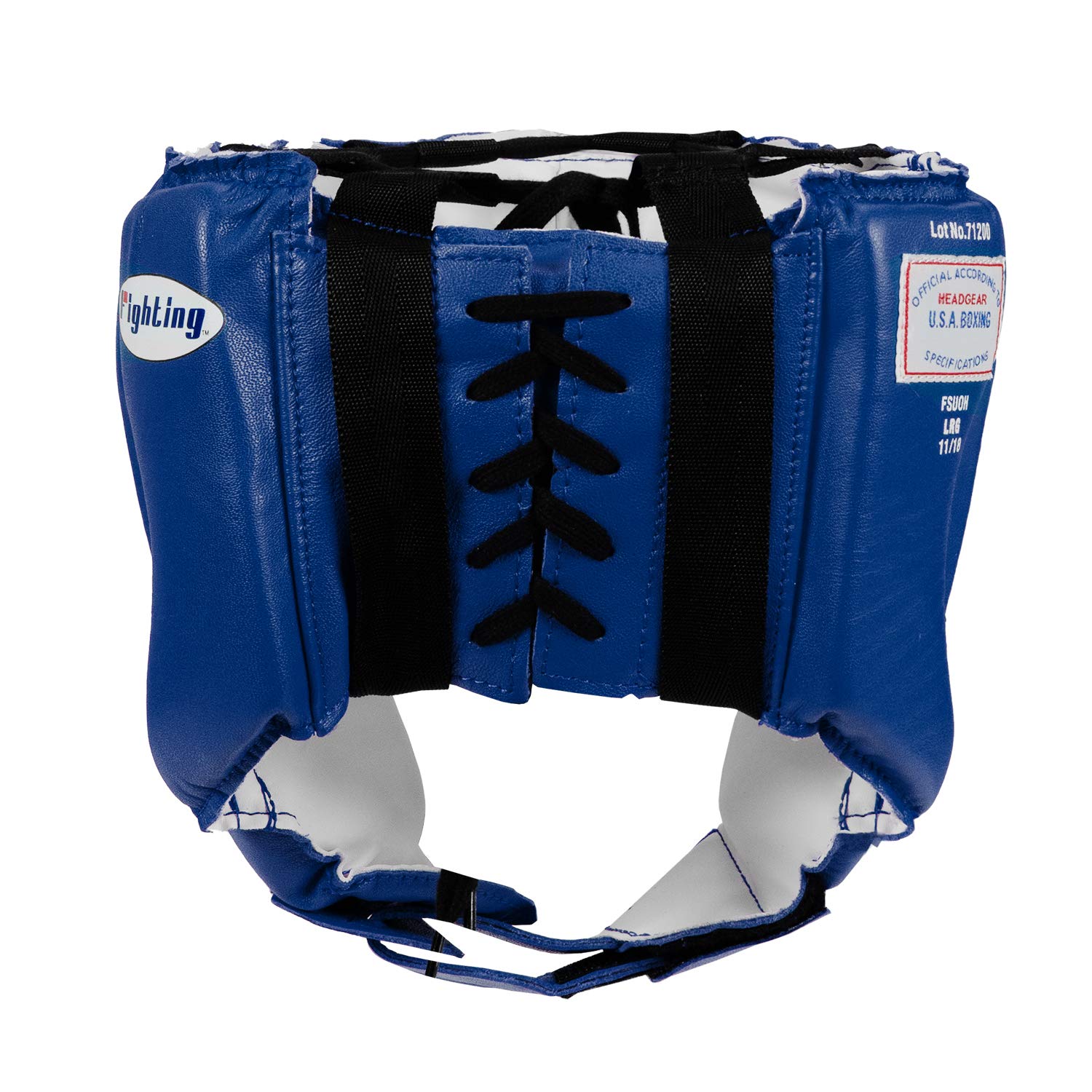 Fighting Sports USA Boxing Headgear - Open Face Design, Medium Size, Blue - Perfect for Boxing Training, Sparring & Competition Safety Gear