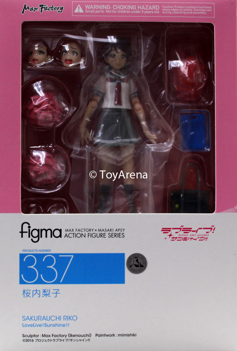 Figma #337 Sakurauchi Riko LoveLive! Sunshine!! Anime Action Figure - Perfect for Collectors, Cosplay & Display