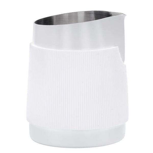 Normcore Handleless Milk Jug - Premium White Ceramic Pitcher for Coffee, Tea & Milk - Perfect for Home, Cafe & Restaurant Use
