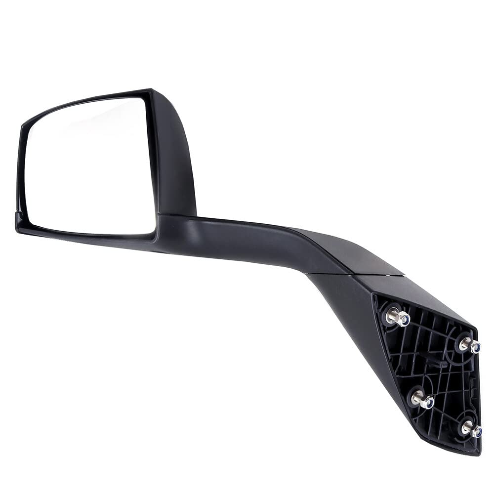 ECCPP Black Passenger Side Truck Hood Mirror for Volvo VNL & VN 2004-2016 - Replacement Tow Mirror with Mounting Plates | Heavy Duty Towing, Long Haul Trucking & Commercial Vehicle Safety Accessories