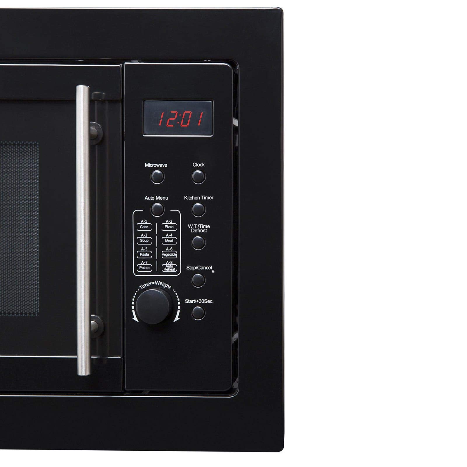 SIA BIM20BL 20L Built-in Microwave Oven with Digital Timer - Perfect for Small Kitchens, Apartments & Dorm Rooms