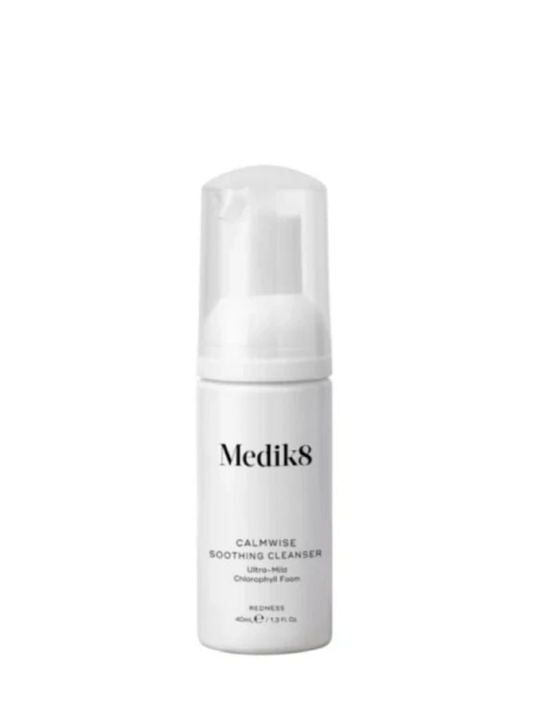 Medik8 Calmwise Soothing Cleanser 40ml - Gentle Face Wash for Sensitive Skin, Redness Relief & Hydration - Perfect for Daily Skincare Routine & Post-Treatment Care