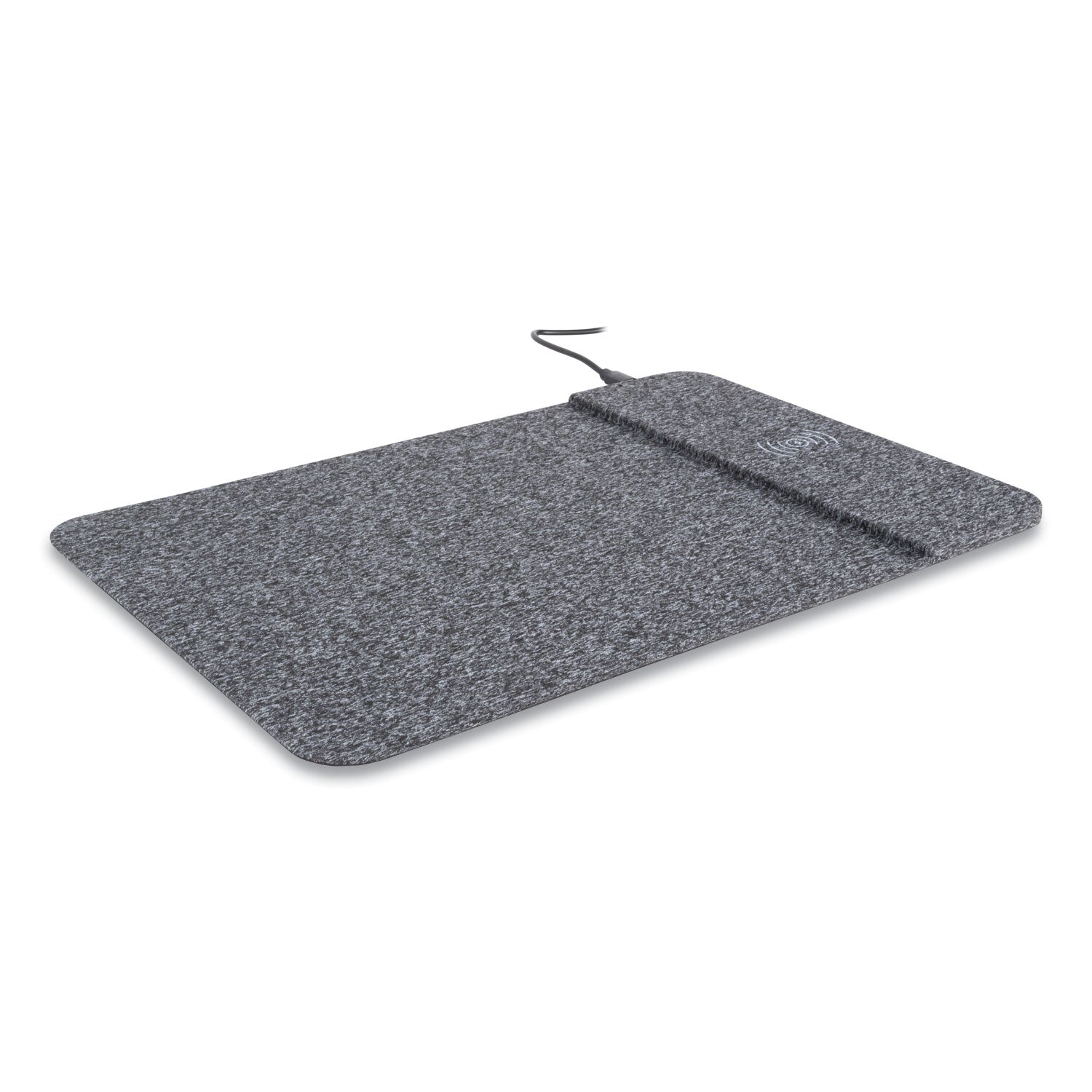 Allsop Powertrack Wireless Charging Mouse Pad - 13 x 8.75 Inches, Gray | Qi-Certified Fast Charging Mousepad for Office & Gaming | Perfect for Desktops, Workstations & Home Offices
