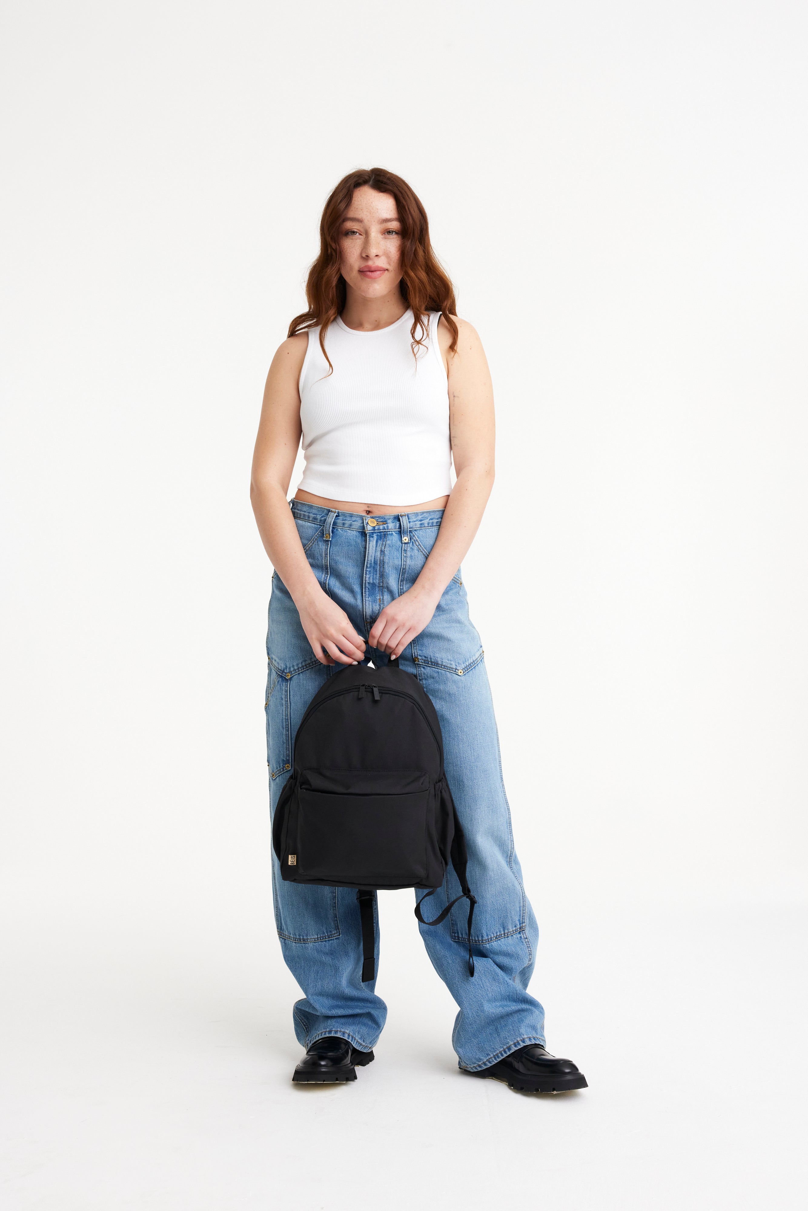 The BÉISics Backpack in Black - Stylish & Durable Travel Backpack for Women & Men - Perfect for Work, School & Everyday Use