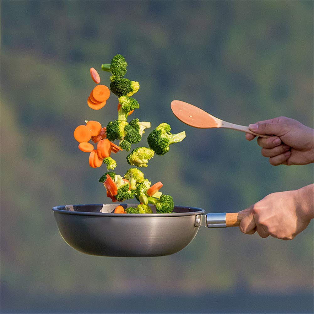 Portable Outdoor Picnic Wok with Storage Bag - Chinese Style Removable Cooking Pot for Camping, Hiking, Backpacking & Picnic Activities - Perfect for Outdoor Cooking Adventures