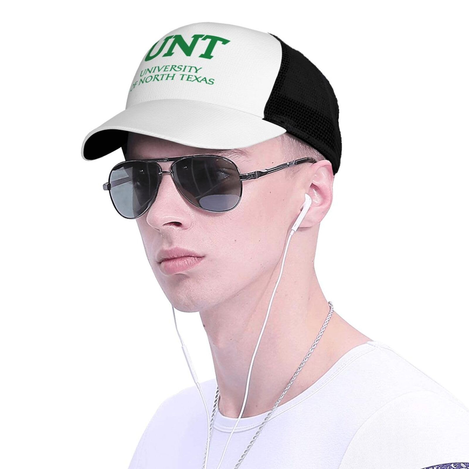 University of North Texas Adjustable Mesh Baseball Cap - Breathable Golf, Fishing & Outdoor Hat for Men & Women | Perfect for Sports, Casual Wear & Sun Protection