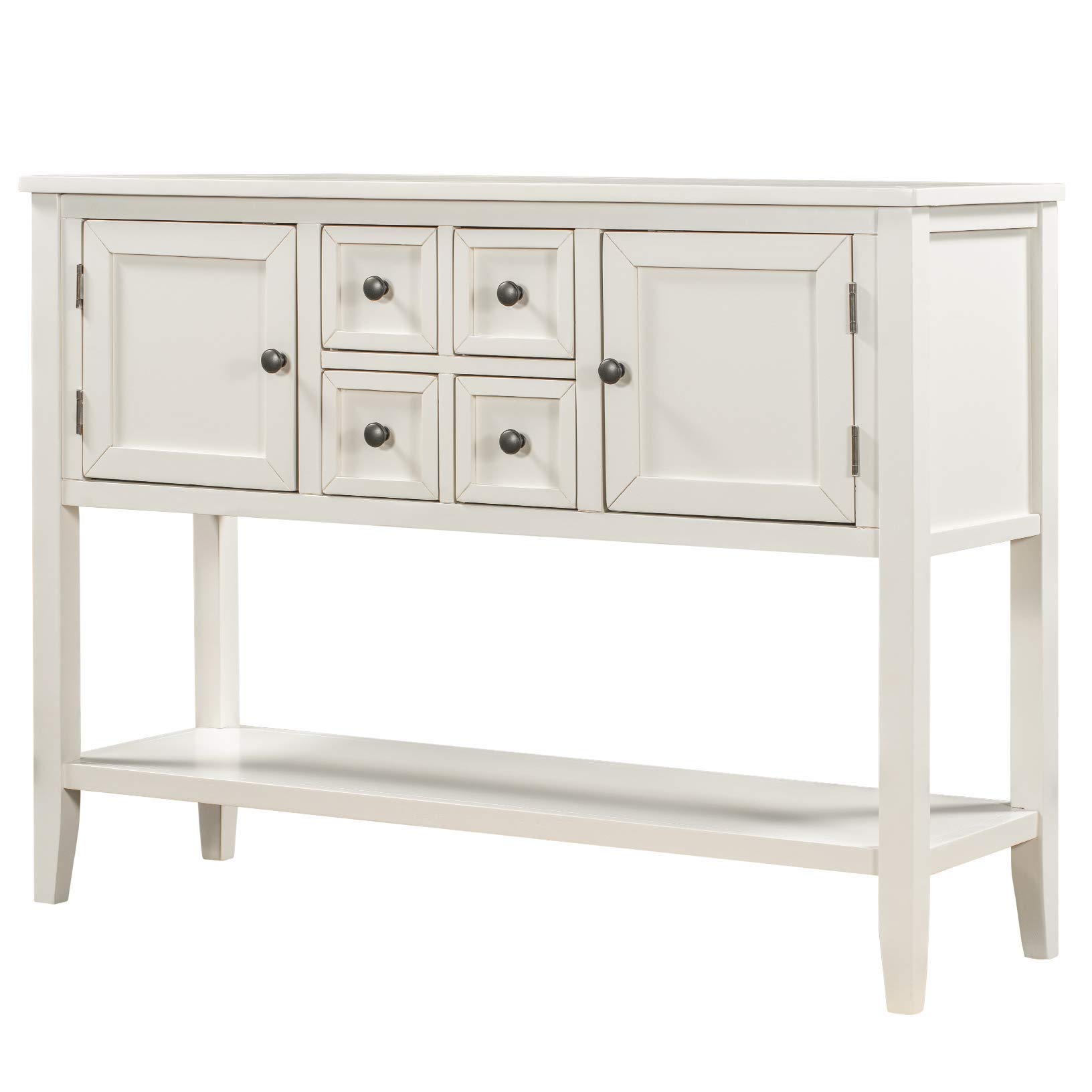 Merax Wooden Console Table - Entryway Sofa Table with Storage Shelf, Modern Sideboard for Living Room, Hallway & Bedroom - Perfect for Home Decor & Organization