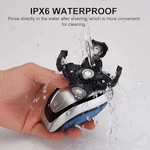 5-in-1 Electric Shaver for Men - Waterproof Rotary Razor & Beard Trimmer Kit with Fast USB Charging | Perfect for Bald Head Shaving, Facial Hair Grooming & Travel Use