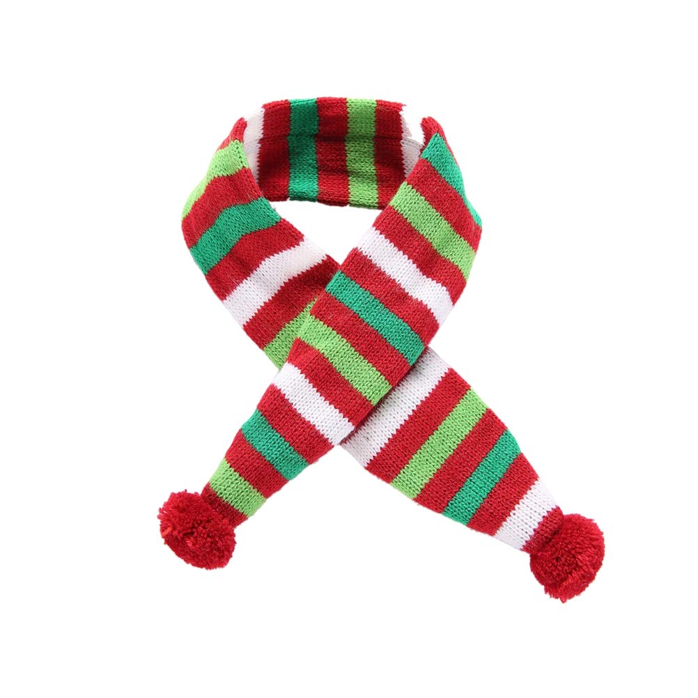 TEHAUX XL Dog Costume Scarf - Warm Christmas Pet Bib for Puppy Dress-Up
