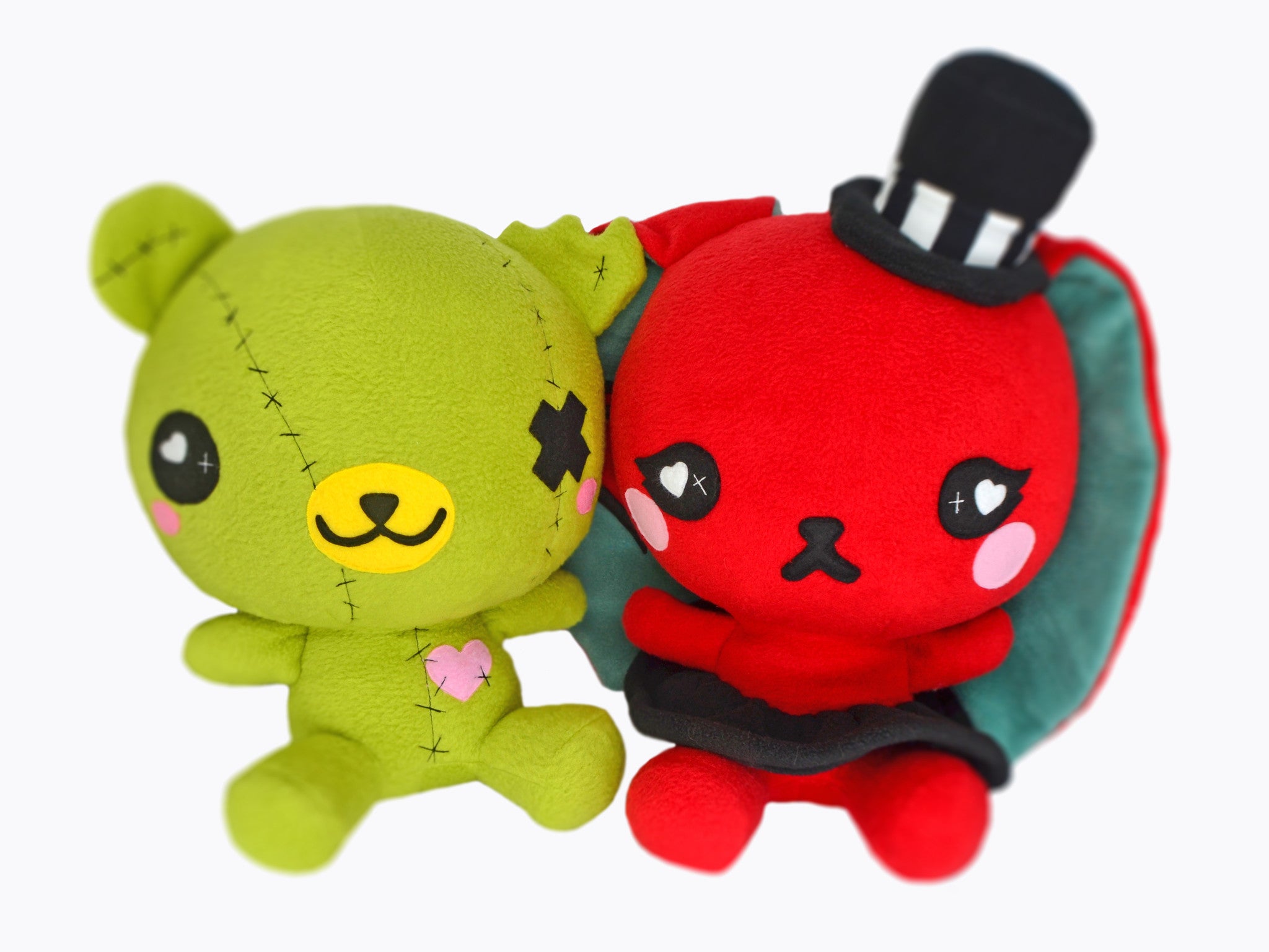 BIG ZomBear Plush Toy - Cute Kawaii Zombie Bear Stuffed Animal for Halloween Decor, Cosplay Prop & Gift for Horror Fans