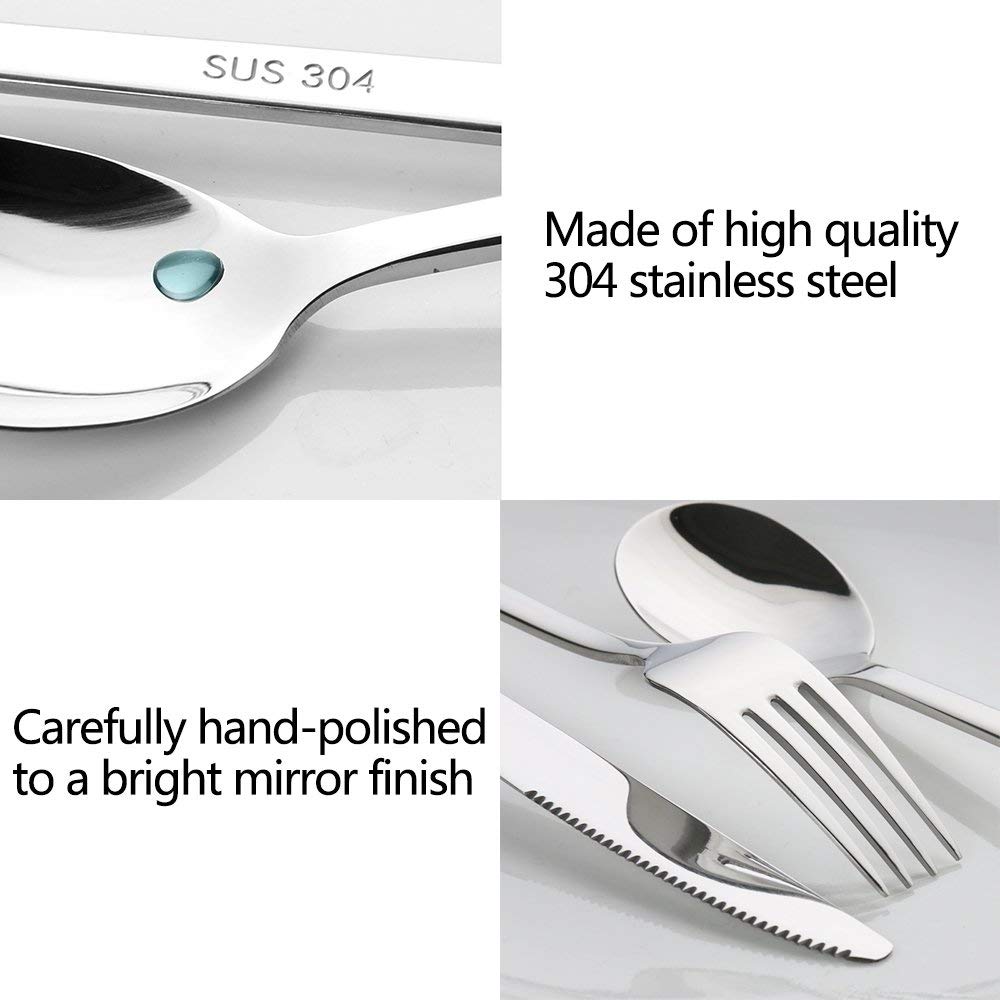 7-Piece Stainless Steel Travel Cutlery Set - Fork, Knife, Spoon, Chopsticks with Case | Portable Dining for Camping & Picnics