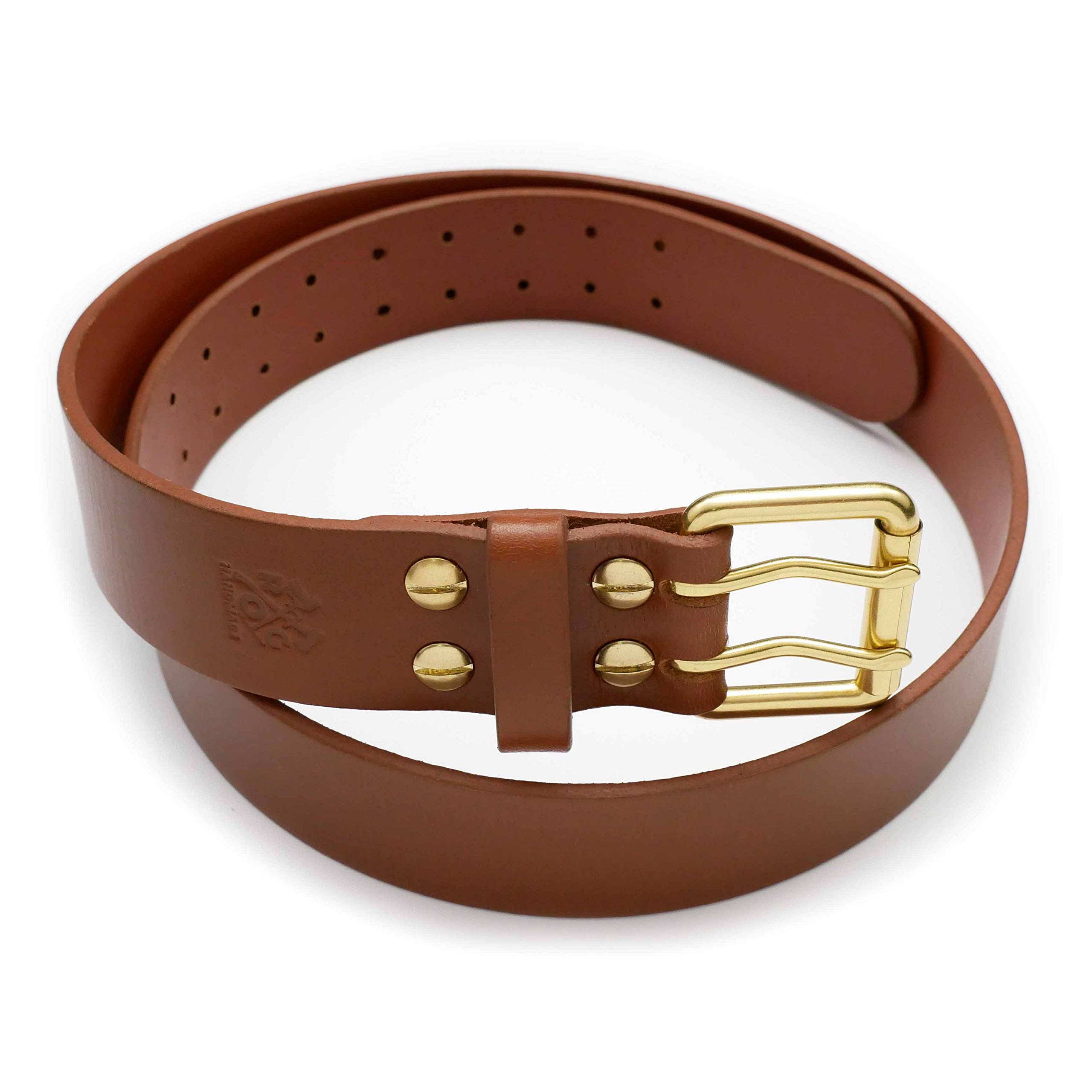 Handmade Genuine Leather Belt for Men - Durable Outdoor Gear & Casual Wear - Perfect for Hiking, Camping & Everyday Use