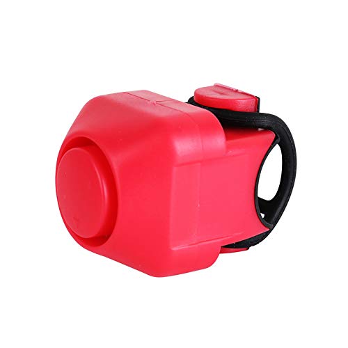 XTYPE Bicycle Electric Horn - Loud Mountain Bike Bell for Road & Folding Bikes (Red) - Perfect for Commuting, Cycling Safety & Urban Riding