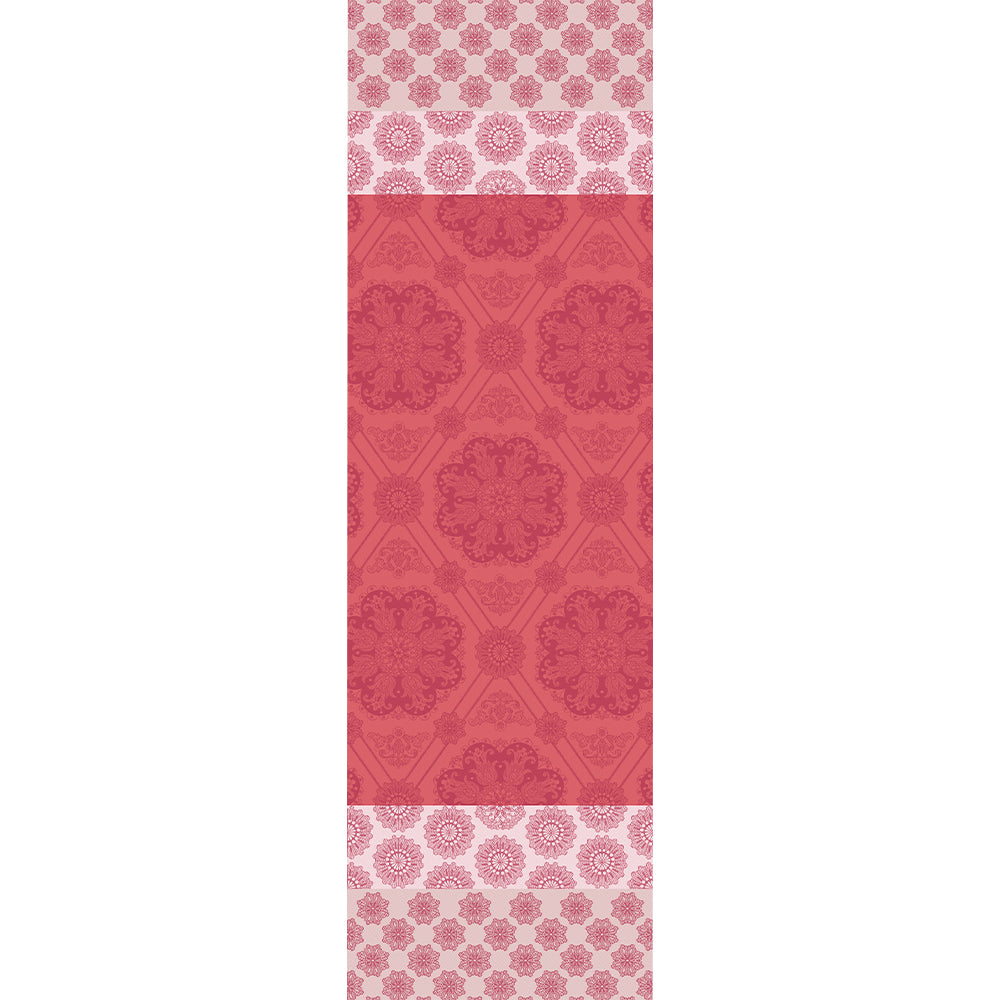 Mille Rosaces Framboise Collection - Elegant Raspberry Floral Design for Home Decor, Wedding, and Party Decorations