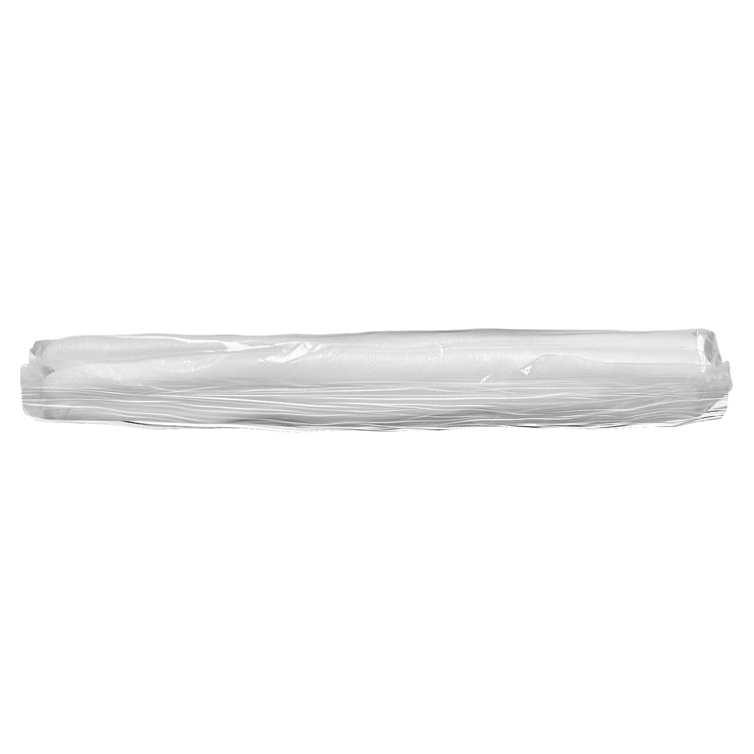 AMZ Medical Supply White Disposable Isolation Gown - Medium Size, Pack of 1 | 50 GSM Microporous Fabric with Sleeves, Elastic Wrist & Tie Back Closure | Ideal for Hospitals, Clinics & Home Healthcare Protection