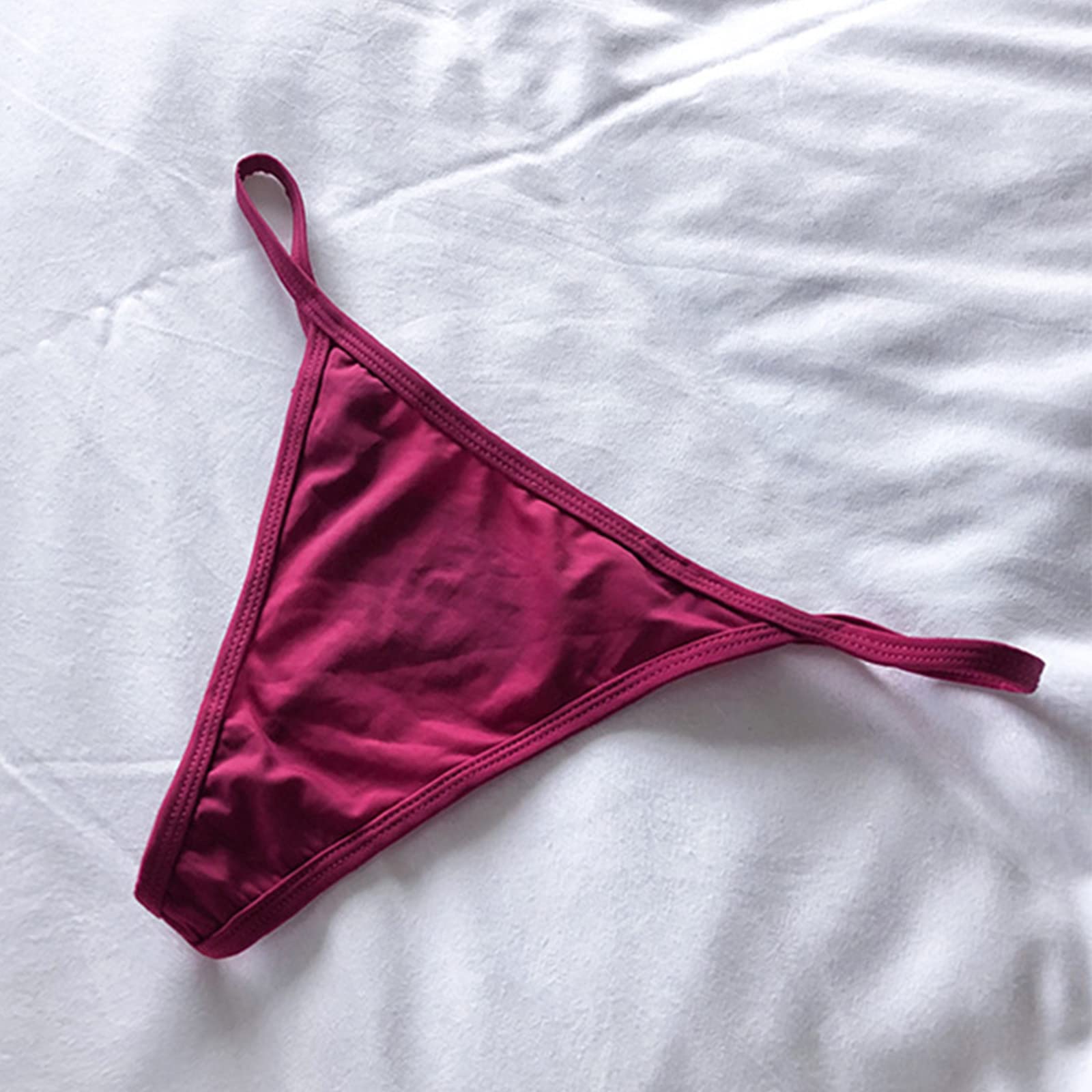 Sexy Women's Exotic Lace Thong Underwear - Low Rise Hollow Out See-Through G-String Panties for Date Night & Special Occasions
