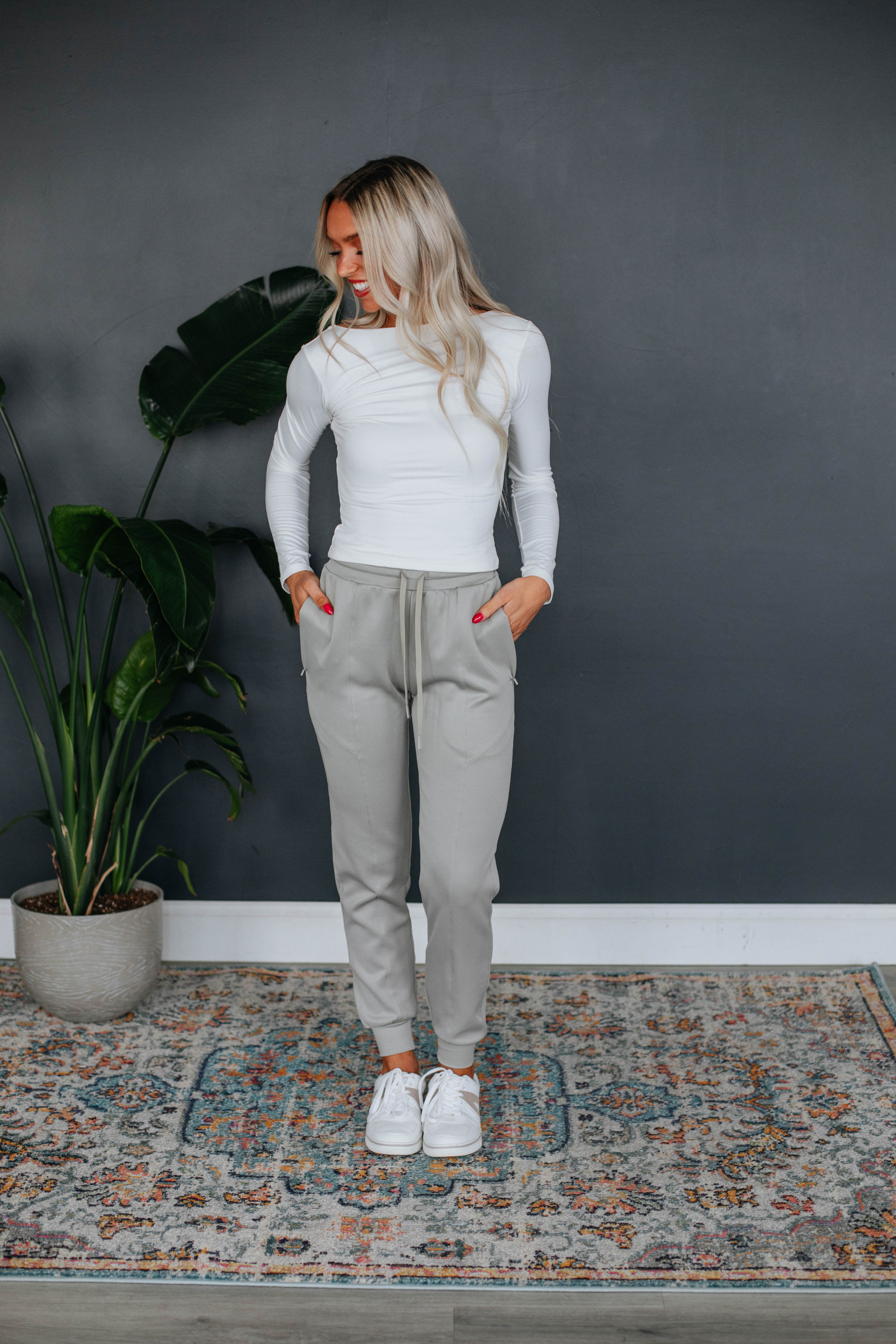 Alex Active Joggers for Women - Lightweight Stretch Running Pants with Pockets - Comfortable Workout Yoga Lounge Pants - Perfect for Gym, Running, Travel & Casual Wear