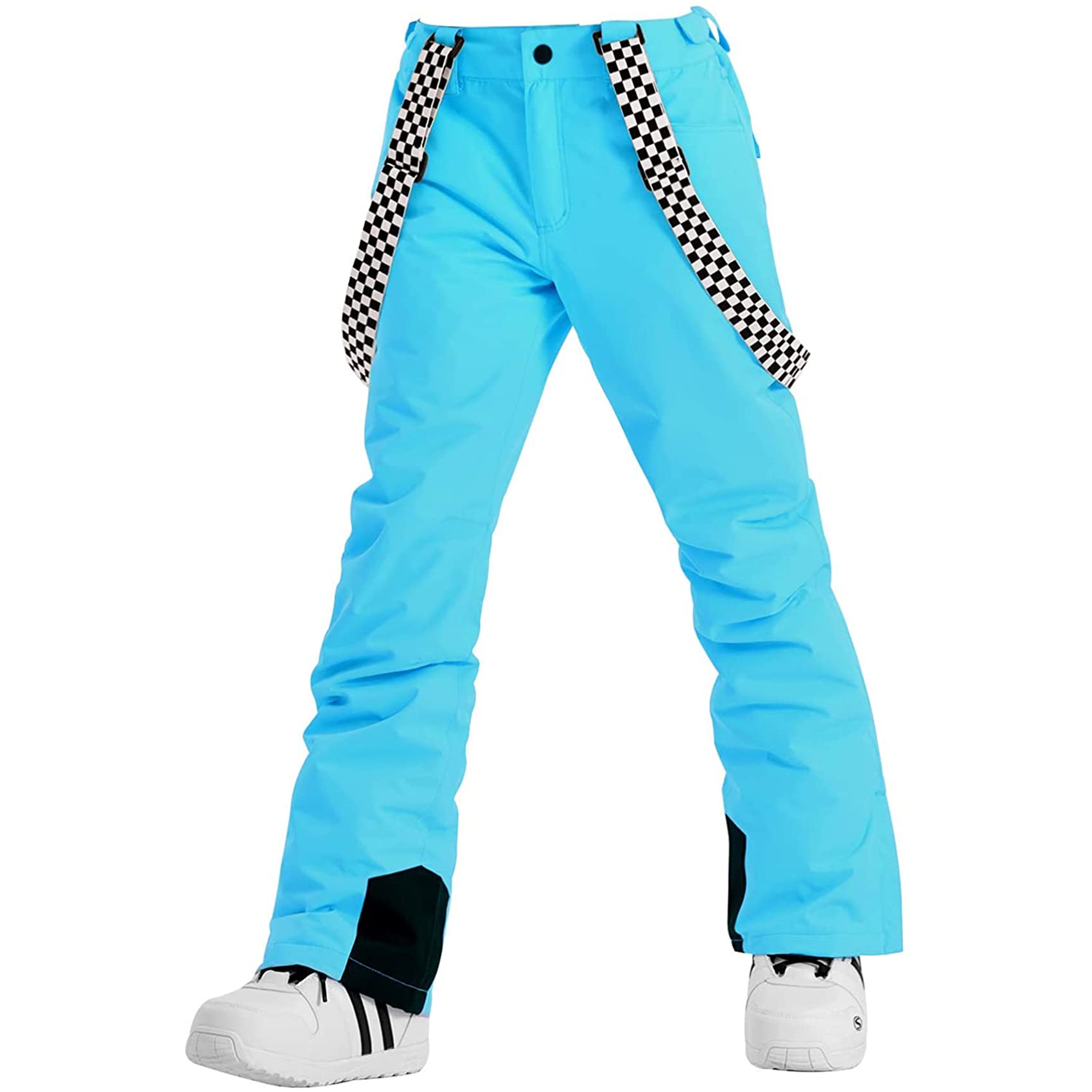 IMPHUT Women's Waterproof Ski Pants - Winter Snowboard Bib Overalls for Hiking & Snow Sports - Warm Insulated Snow Pants for Skiing, Snowboarding & Outdoor Activities