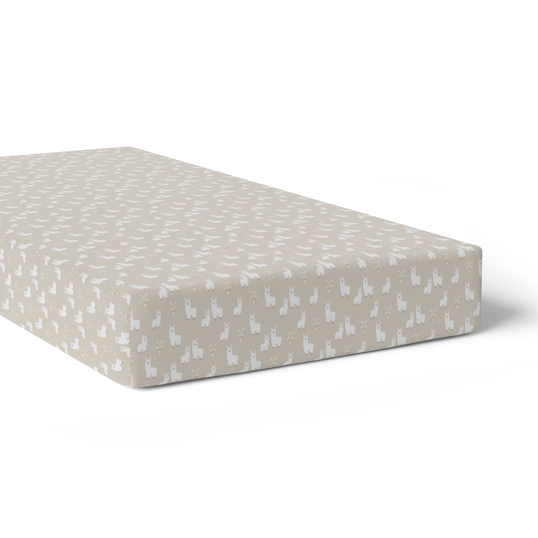 2-Pack Jersey Cotton Fitted Crib Sheets - Sky Blue & Almond Colors - Soft Baby Bedding for Nursery, Daycare & Travel