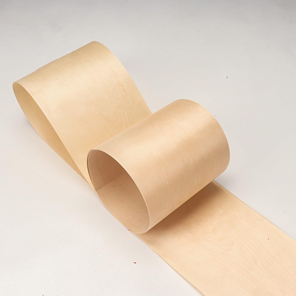 Natural Birch Wood Veneer Sheets for DIY Projects - 8