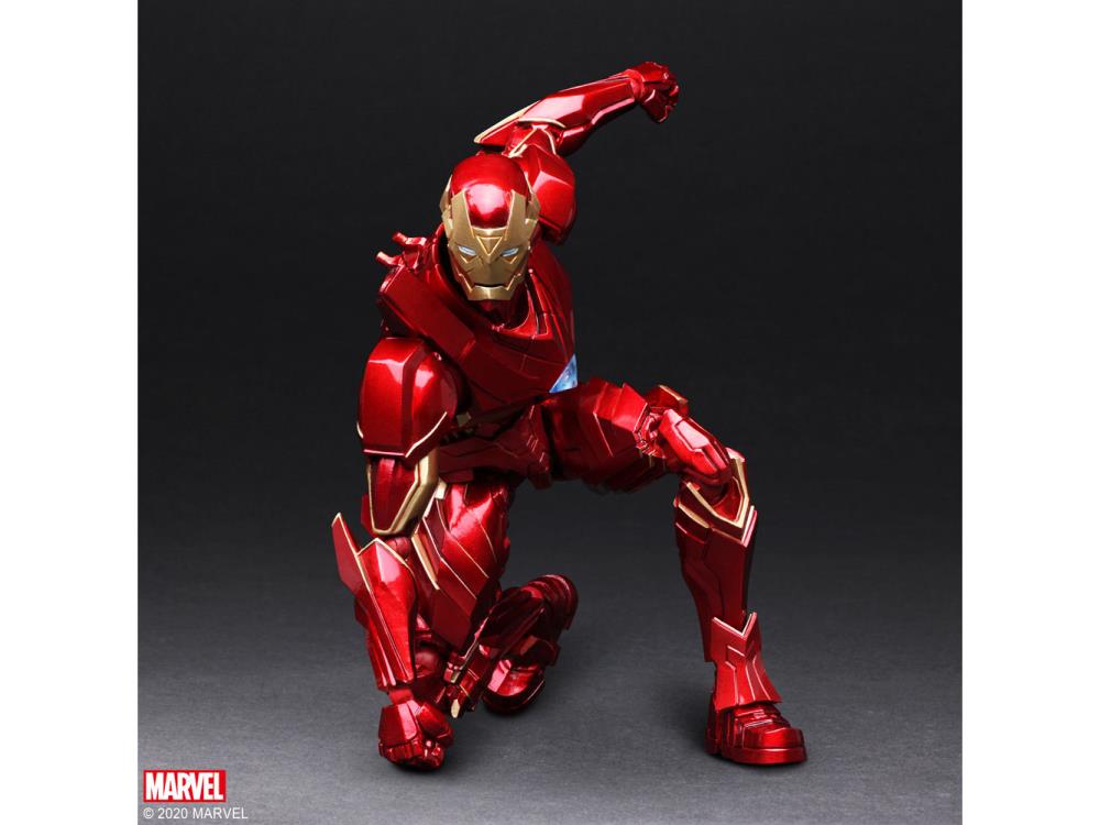 Bring Arts Marvel Universe Variant Iron Man Action Figure by Square Enix - Collectible Superhero Toy for Display & Play | Perfect for Marvel Fans & Collectors