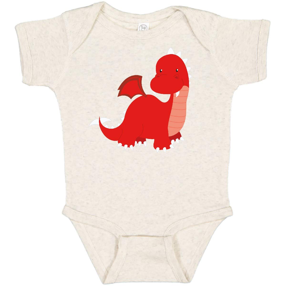 Inktastic Cute Red Dragon Baby Bodysuit - Perfect Gift for Newborns