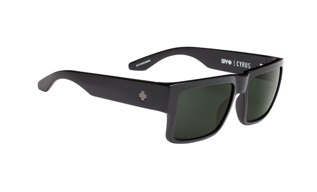 Spy Optic Cyrus Polarized Sunglasses for Men & Women - Black Matte Frame with UV Protection - Perfect for Driving, Running, and Outdoor Sports