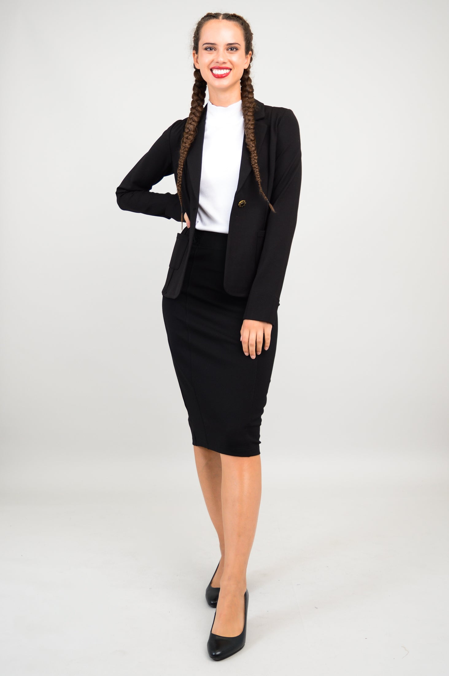 Anders Men's Slim Fit Blazer - Black Modal Blend Suit Jacket for Business, Office & Formal Events