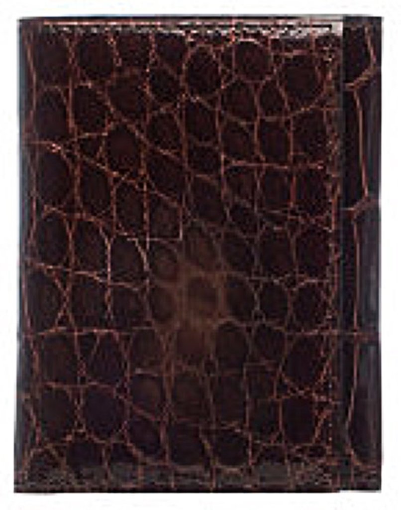 Men's Genuine Alligator Leather Trifold Wallet with Multiple Card Slots & RFID Protection - Perfect for Everyday Use, Travel, and Business
