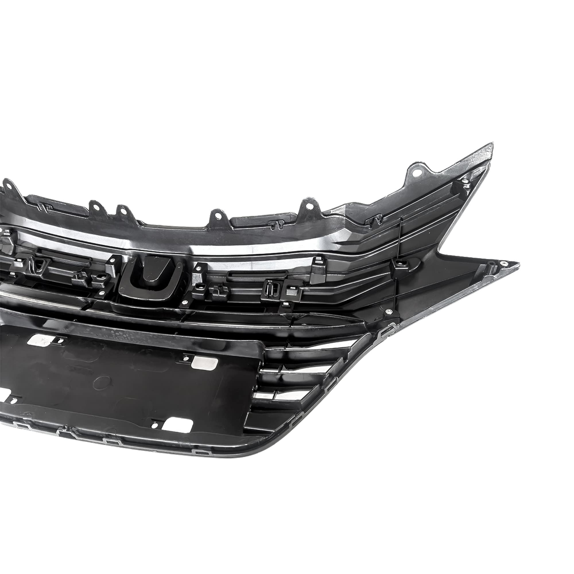 PartsFlow Front Bumper Grille - OEM Style Black with Chrome Trim - Compatible with 2016-2018 Honda HR-V Sport | Perfect Upgrade for Off-Roading & Urban Driving