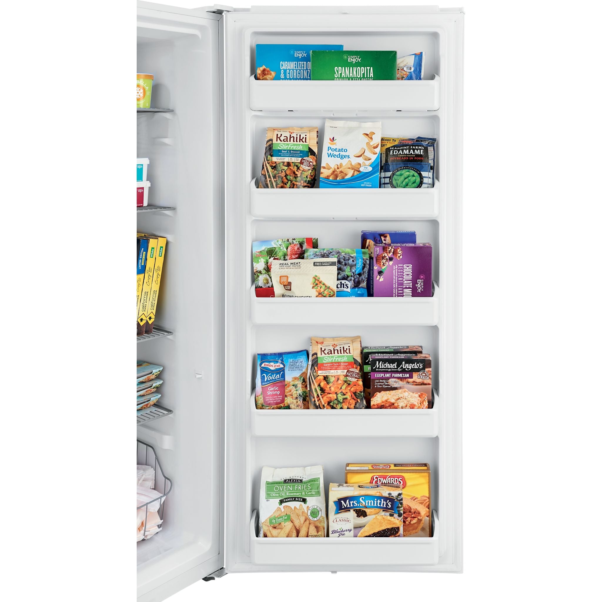 Frigidaire 16.3 Cu. Ft. Upright Freezer - Energy Star Certified, Adjustable Shelves, White (FFFU16F2VW) for Home, Garage & Basement Storage