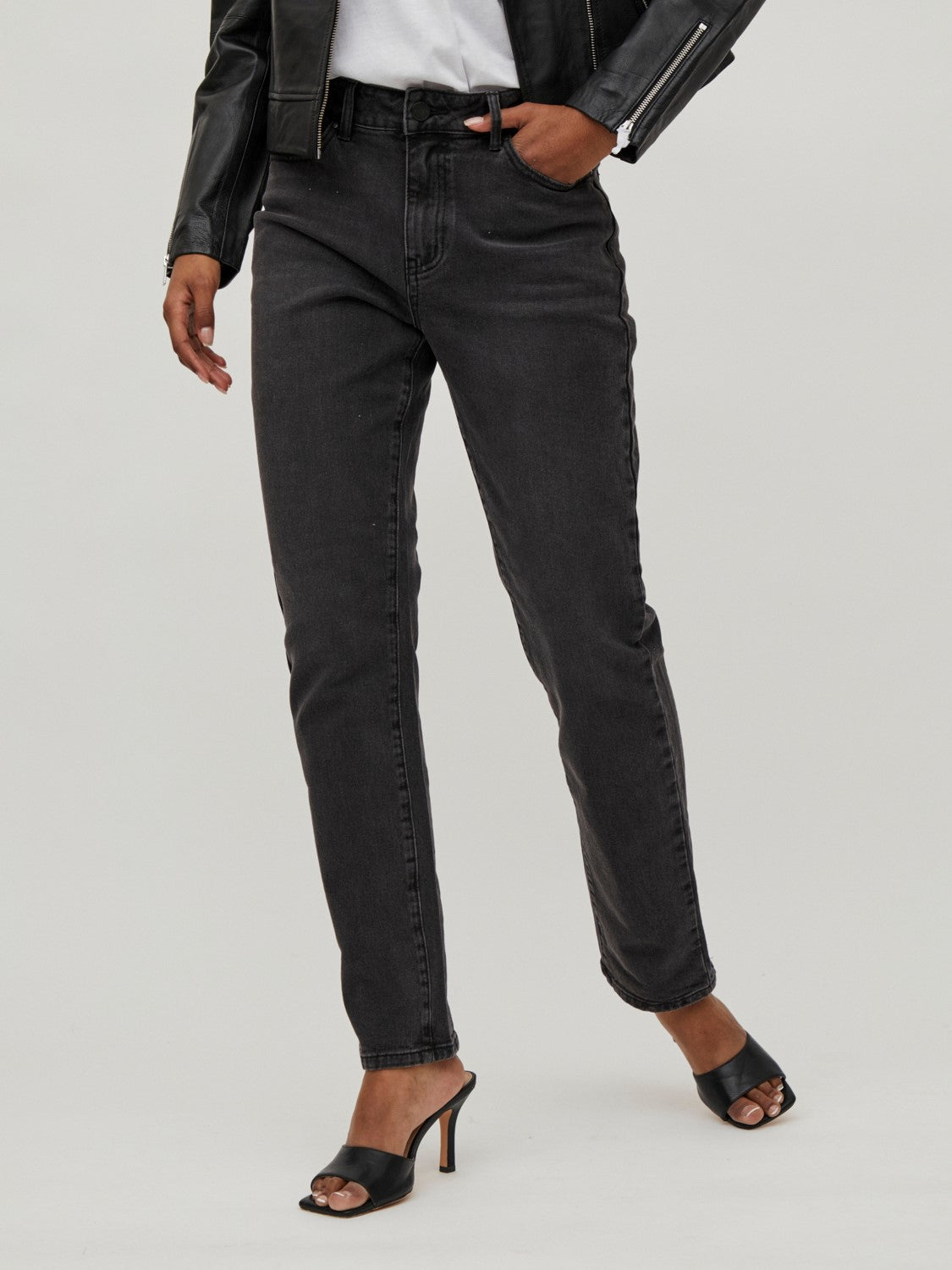 Faith Jeans for Women - High Waist Skinny Jeans (Black) - Perfect for Casual Wear, Office & Night Out