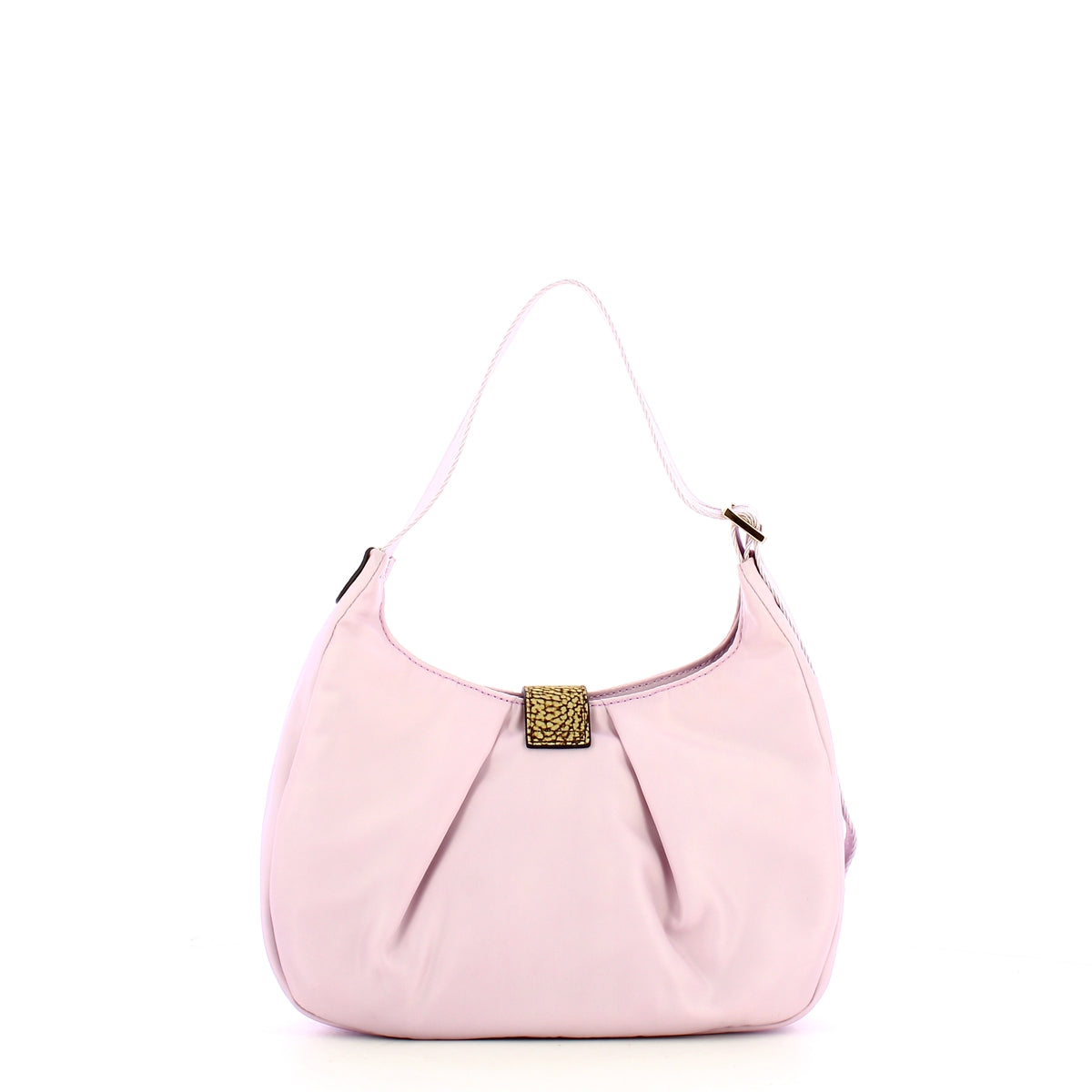 Borbonese Hobo Cortina Small Handbag in Ortensia Op Naturale Leather - 923937AQ3 - Perfect for Everyday Use & Casual Outings